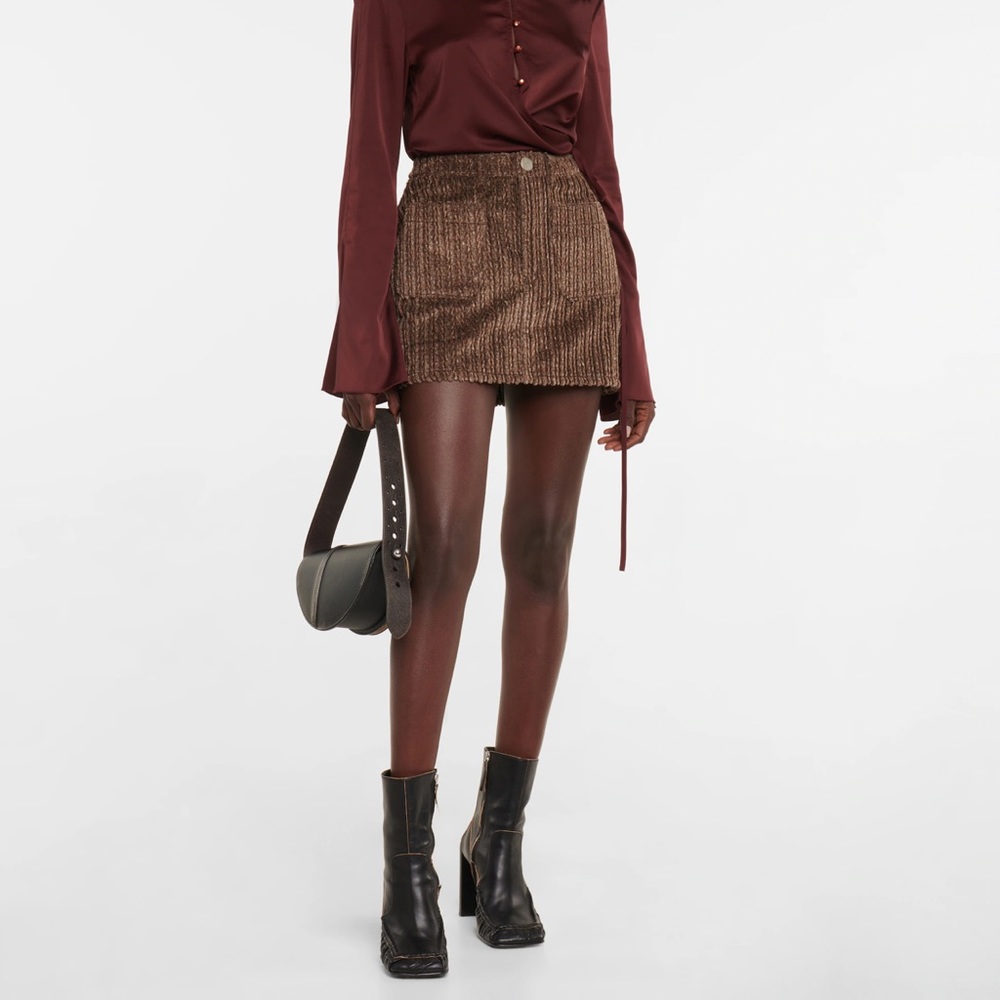 IN SEARCH OF ACNE CORDUROY SKIRT